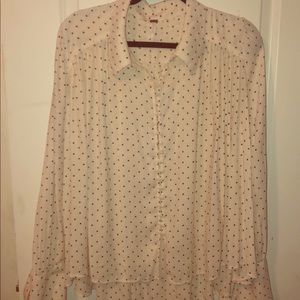 Free People Modern Muse Button Blouse